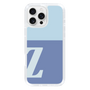 Slim Protection Case［ オリジナル - initial two tone - Z blue ］