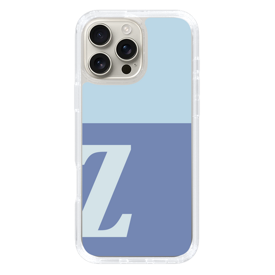Slim Protection Case［ オリジナル - initial two tone - Z blue ］