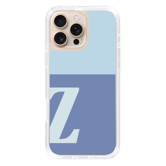 Slim Protection Case［ オリジナル - initial two tone - Z blue ］