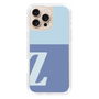 Slim Protection Case［ オリジナル - initial two tone - Z blue ］