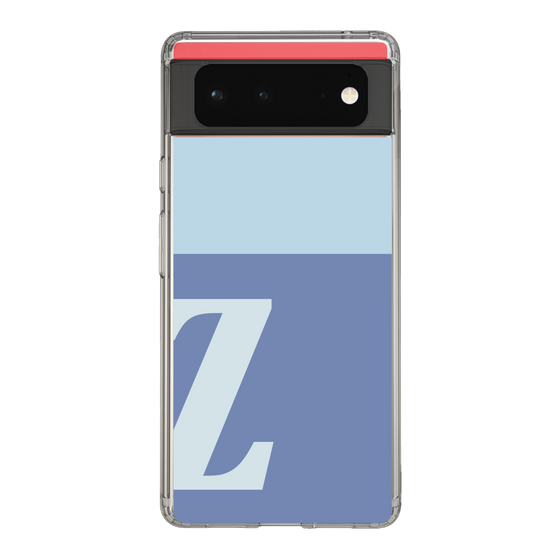 Slim Protection Case［ Original - initial two tone - Z blue ］
