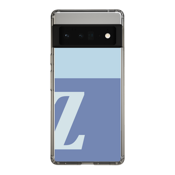 Slim Protection Case［ Original - initial two tone - Z blue ］