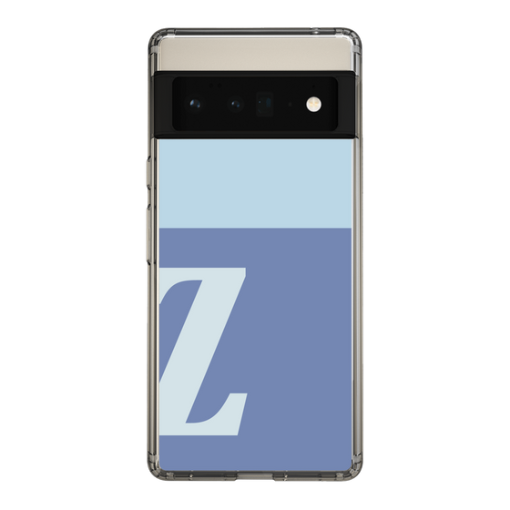 Slim Protection Case［ Original - initial two tone - Z blue ］
