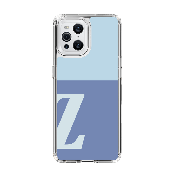Slim Protection Case［ Original - initial two tone - Z blue ］