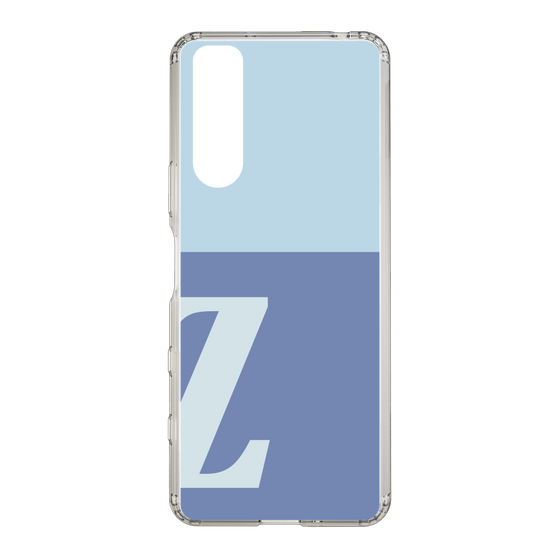 Slim Protection Case［ Original - initial two tone - Z blue ］