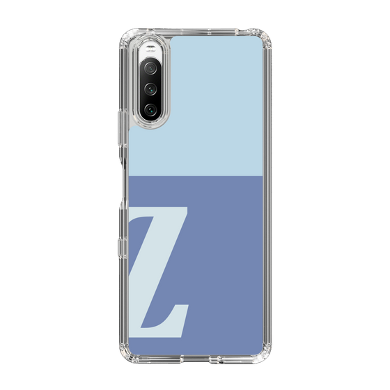 Slim Protection Case［ Original - initial two tone - Z blue ］