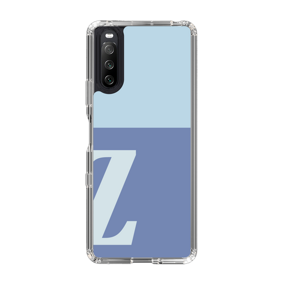 Slim Protection Case［ Original - initial two tone - Z blue ］
