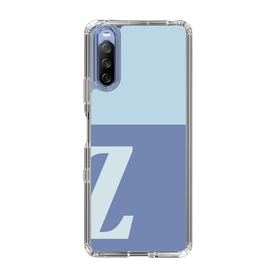 Slim Protection Case［ Original - initial two tone - Z blue ］