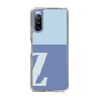 Slim Protection Case［ Original - initial two tone - Z blue ］