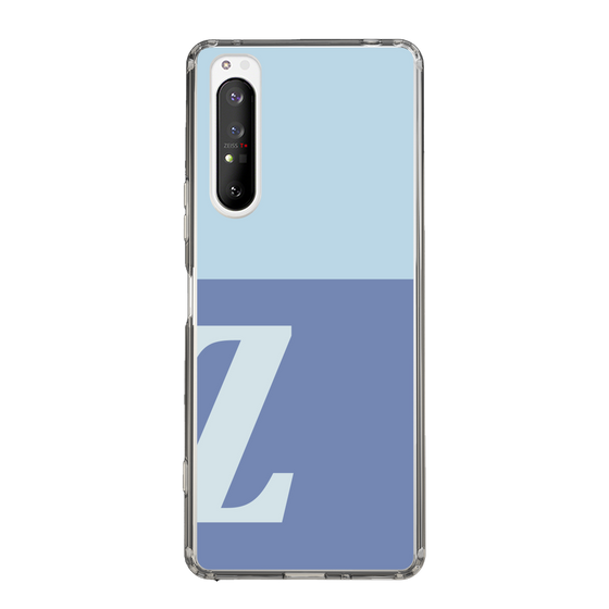 Slim Protection Case［ Original - initial two tone - Z blue ］