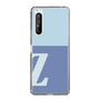 Slim Protection Case［ Original - initial two tone - Z blue ］