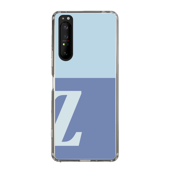 Slim Protection Case［ Original - initial two tone - Z blue ］