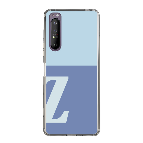 Slim Protection Case［ Original - initial two tone - Z blue ］