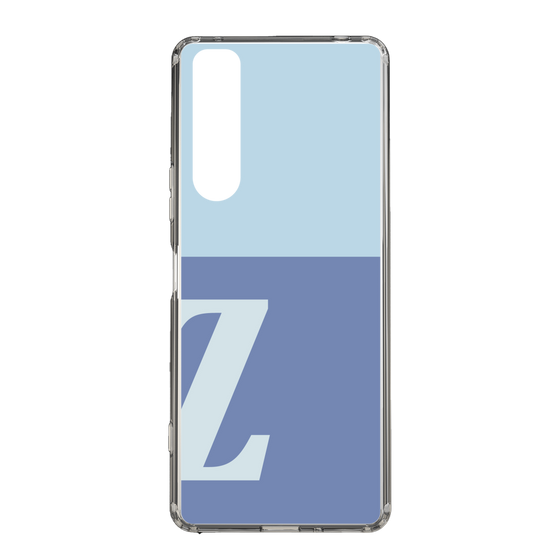 Slim Protection Case［ Original - initial two tone - Z blue ］
