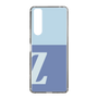 Slim Protection Case［ Original - initial two tone - Z blue ］