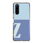Slim Protection Case［ Original - initial two tone - Z blue ］