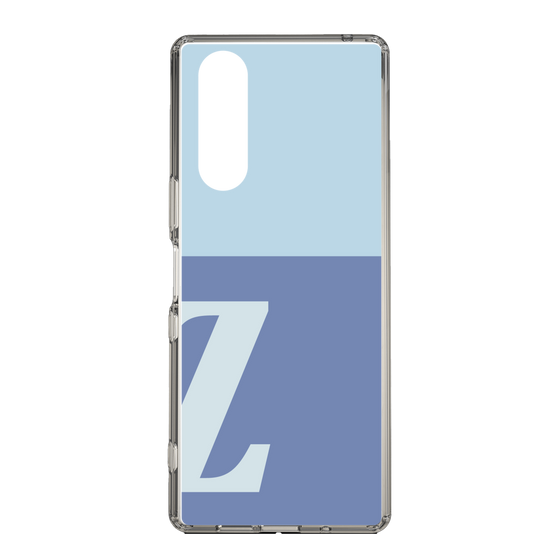 Slim Protection Case［ Original - initial two tone - Z blue ］
