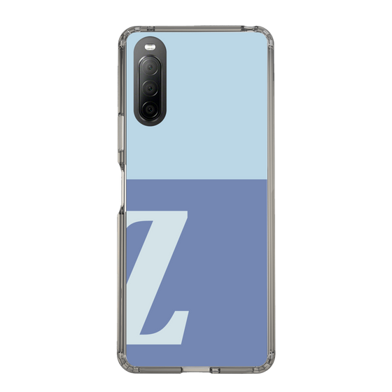 Slim Protection Case［ Original - initial two tone - Z blue ］