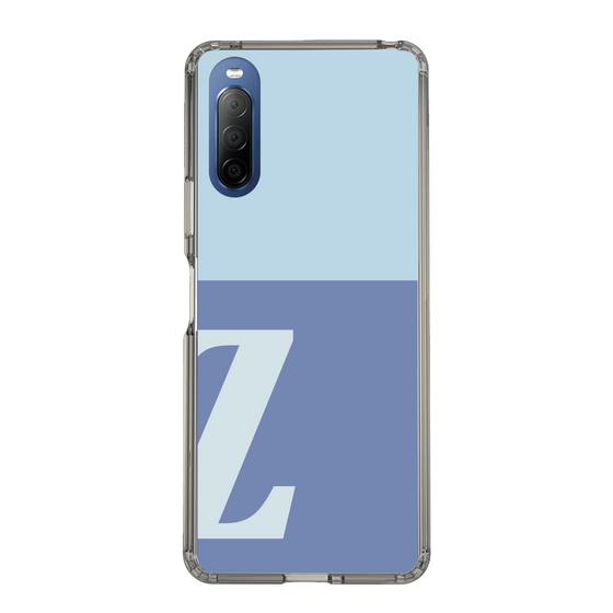 Slim Protection Case［ Original - initial two tone - Z blue ］