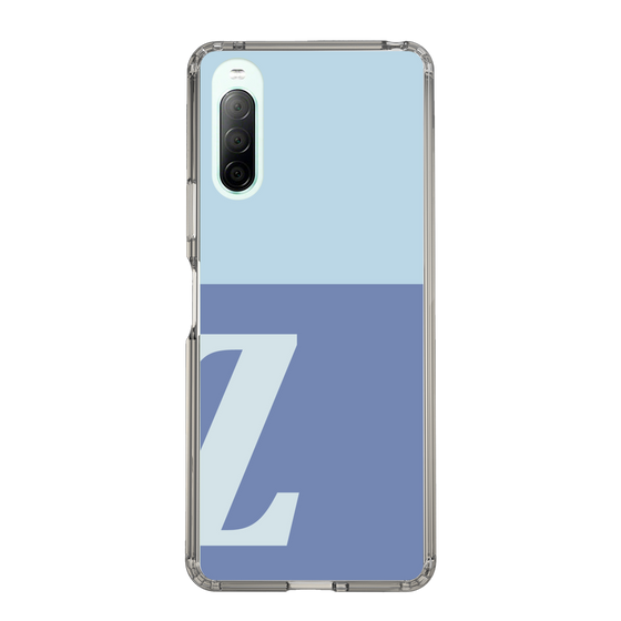 Slim Protection Case［ Original - initial two tone - Z blue ］