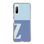 Slim Protection Case［ Original - initial two tone - Z blue ］