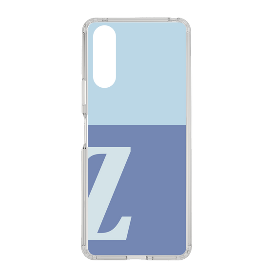 Slim Protection Case［ Original - initial two tone - Z blue ］