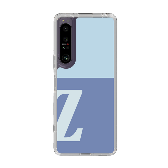 Slim Protection Case［ Original - initial two tone - Z blue ］