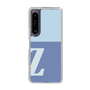 Slim Protection Case［ Original - initial two tone - Z blue ］
