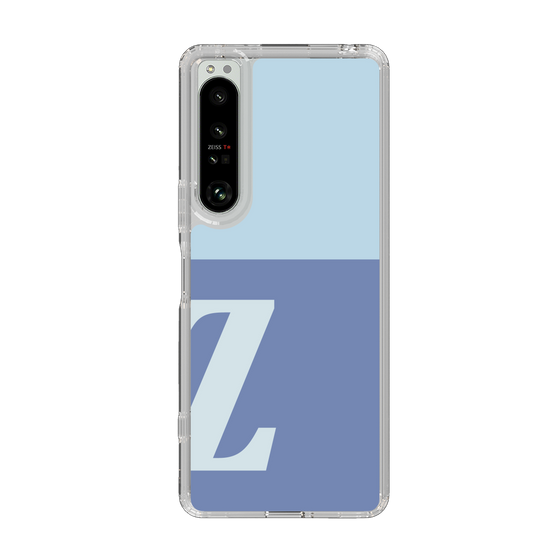 Slim Protection Case［ Original - initial two tone - Z blue ］