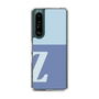 Slim Protection Case［ Original - initial two tone - Z blue ］