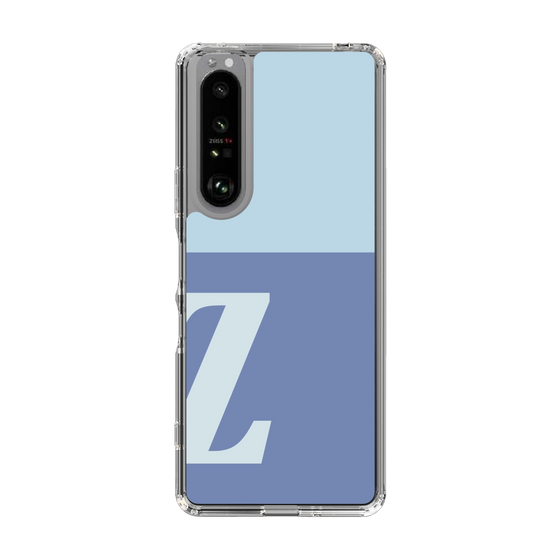 Slim Protection Case［ Original - initial two tone - Z blue ］