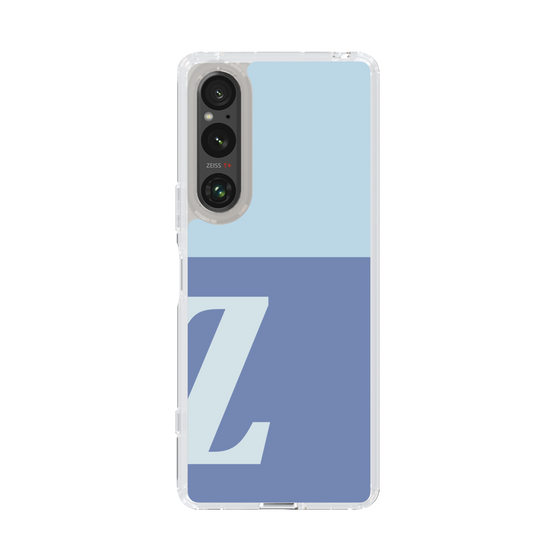 Slim Protection Case［ Original - initial two tone - Z blue ］