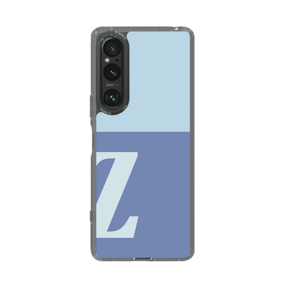 Slim Protection Case［ Original - initial two tone - Z blue ］