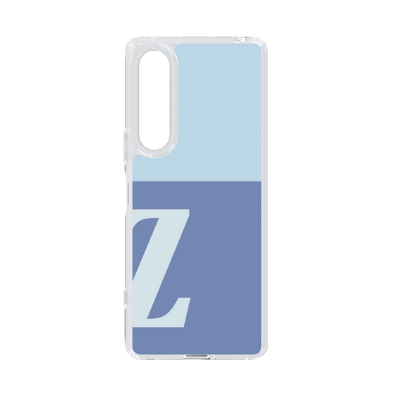 Slim Protection Case［ Original - initial two tone - Z blue ］