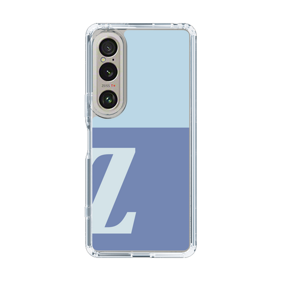 Slim Protection Case［ Original - initial two tone - Z blue ］