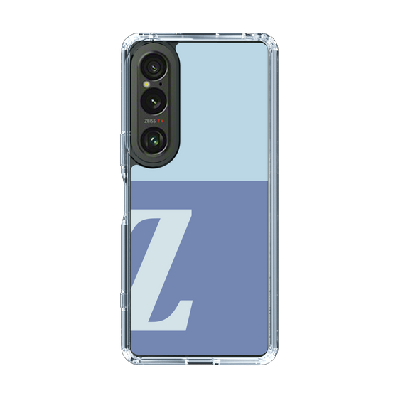 Slim Protection Case［ Original - initial two tone - Z blue ］