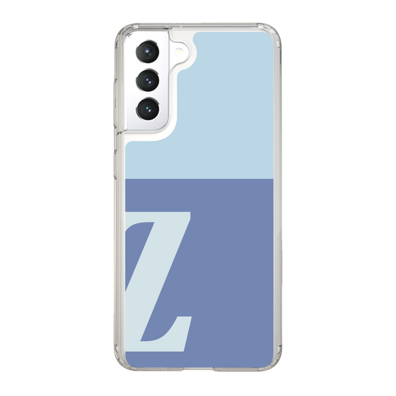 Slim Protection Case［ Original - initial two tone - Z blue ］