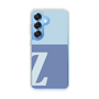 Slim Protection Case［ Original - initial two tone - Z blue ］