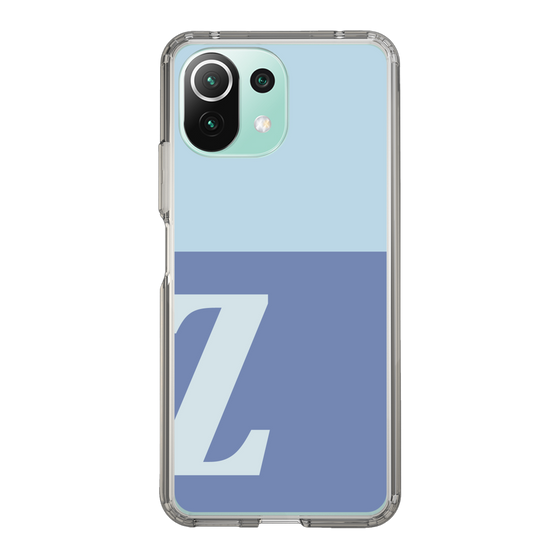 Slim Protection Case［ Original - initial two tone - Z blue ］