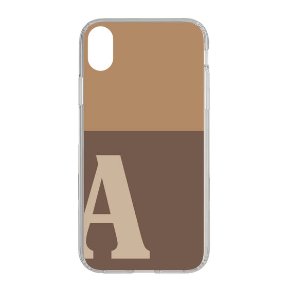 Slim Protection Case［ Original - initial two tone - A brown ］