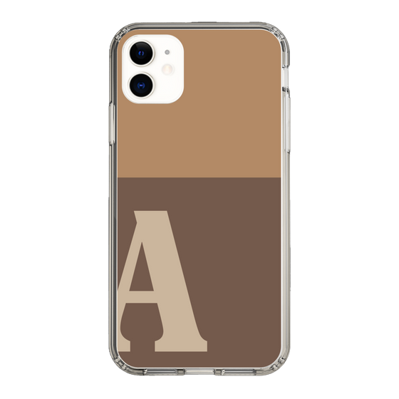 Slim Protection Case［ Original - initial two tone - A brown ］