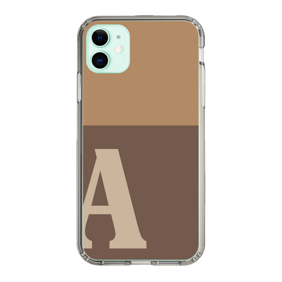 Slim Protection Case［ Original - initial two tone - A brown ］