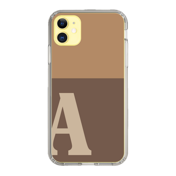 Slim Protection Case［ Original - initial two tone - A brown ］