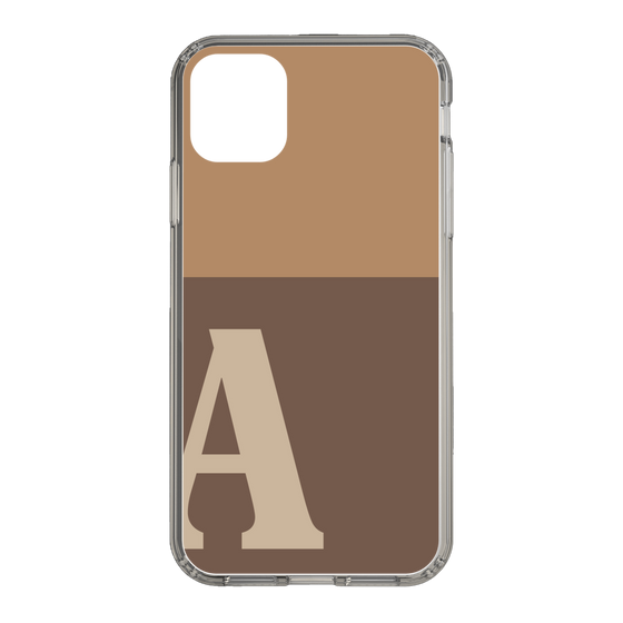 Slim Protection Case［ Original - initial two tone - A brown ］