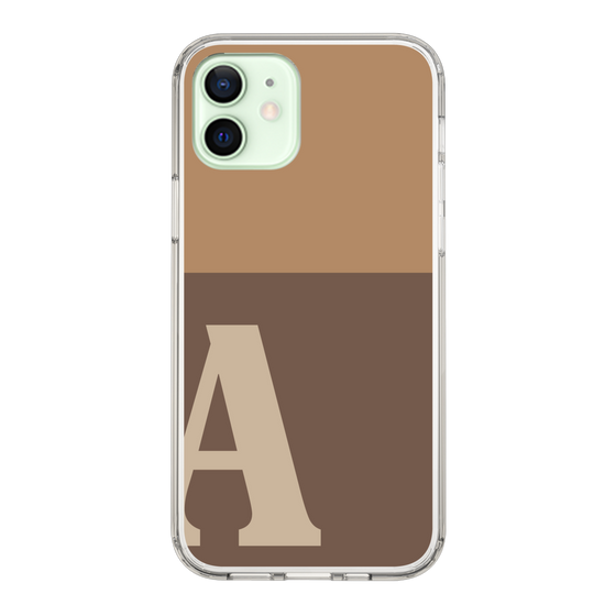 Slim Protection Case［ Original - initial two tone - A brown ］