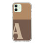 Slim Protection Case［ Original - initial two tone - A brown ］