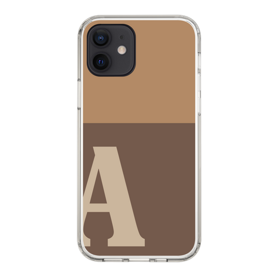Slim Protection Case［ Original - initial two tone - A brown ］
