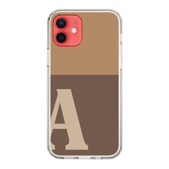 Slim Protection Case［ Original - initial two tone - A brown ］