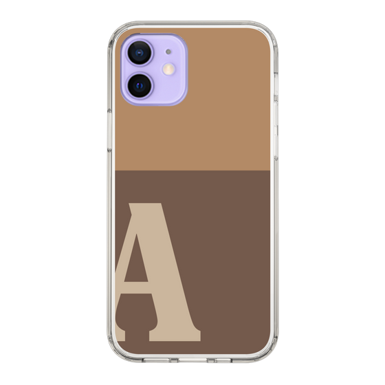 Slim Protection Case［ Original - initial two tone - A brown ］