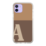Slim Protection Case［ Original - initial two tone - A brown ］